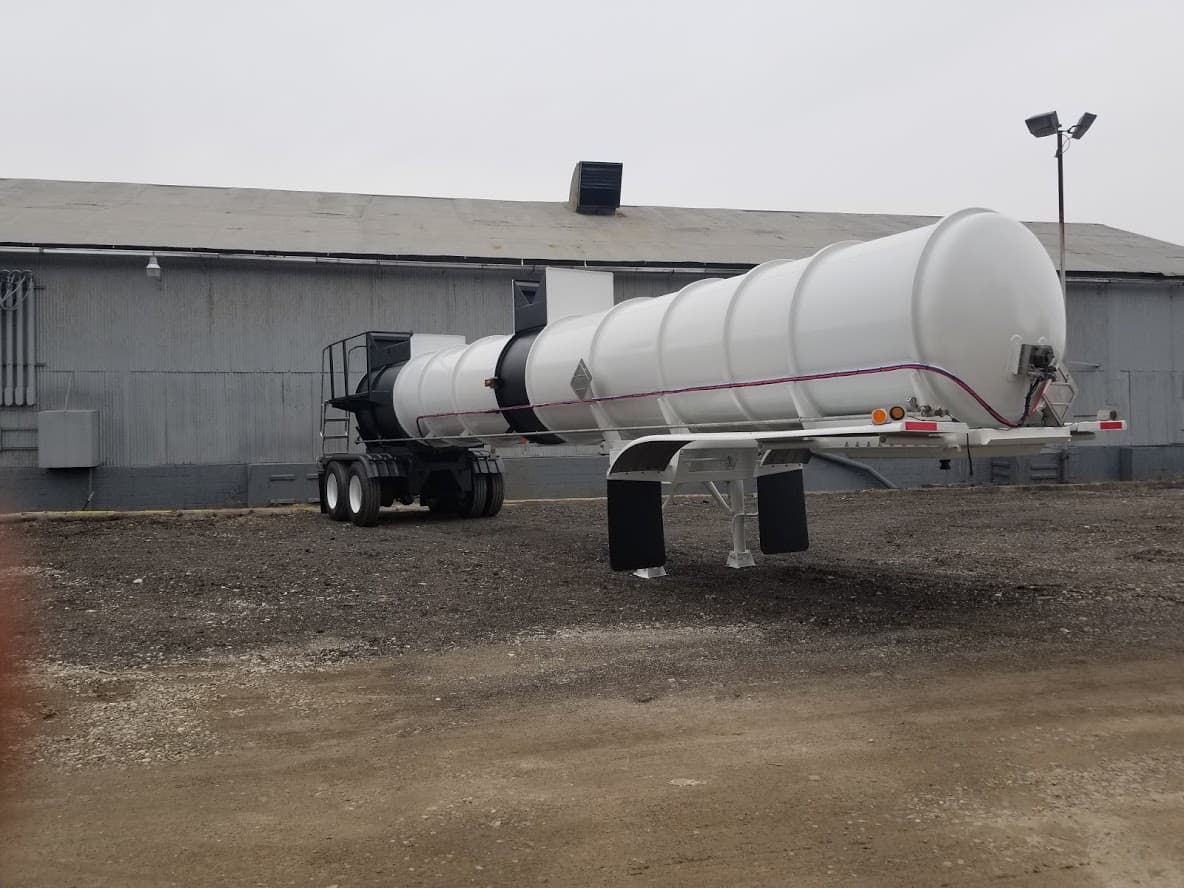 Acid trailer with professional paint job - before and after restoration