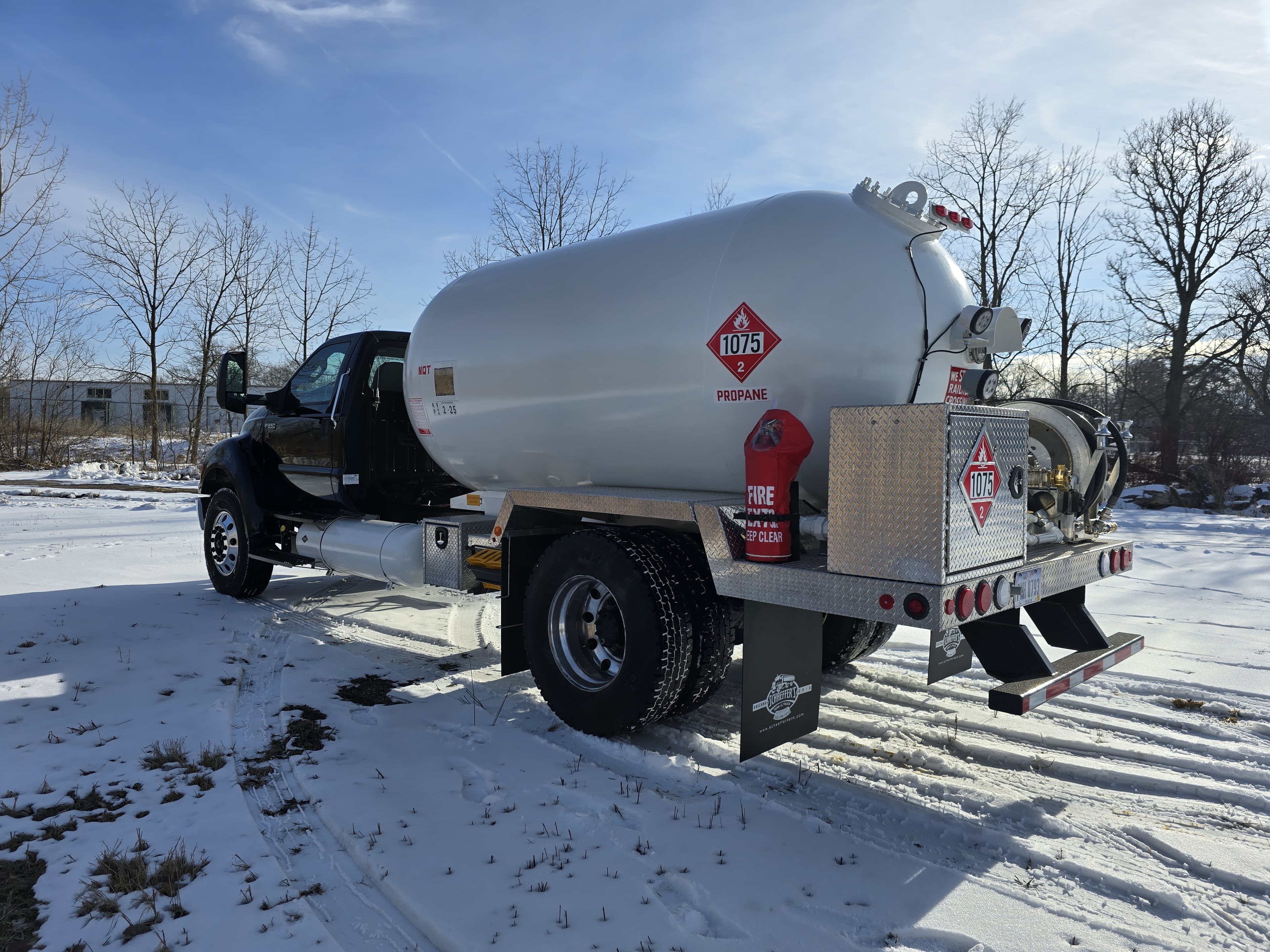 Tank trailer restoration showing attention to detail