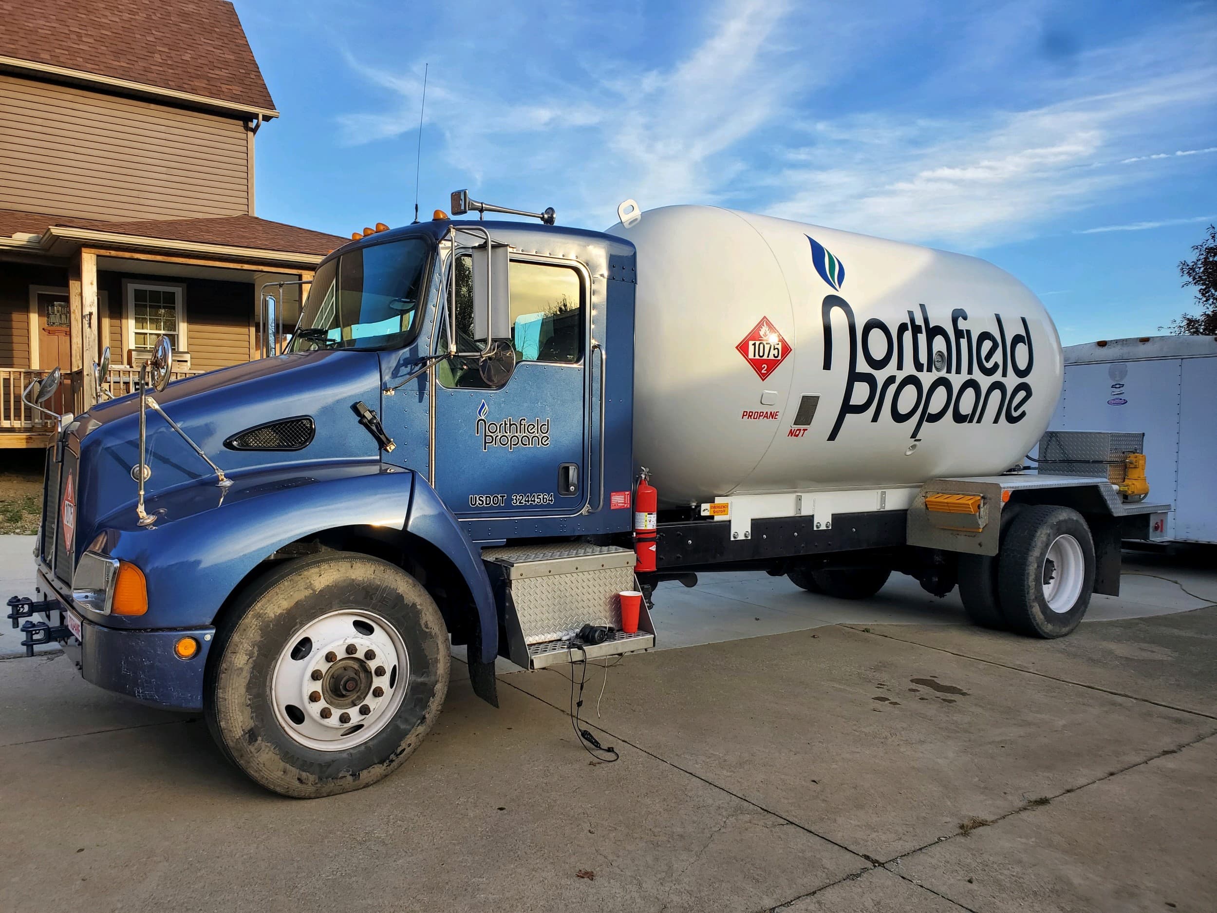 Completed LP tank service project