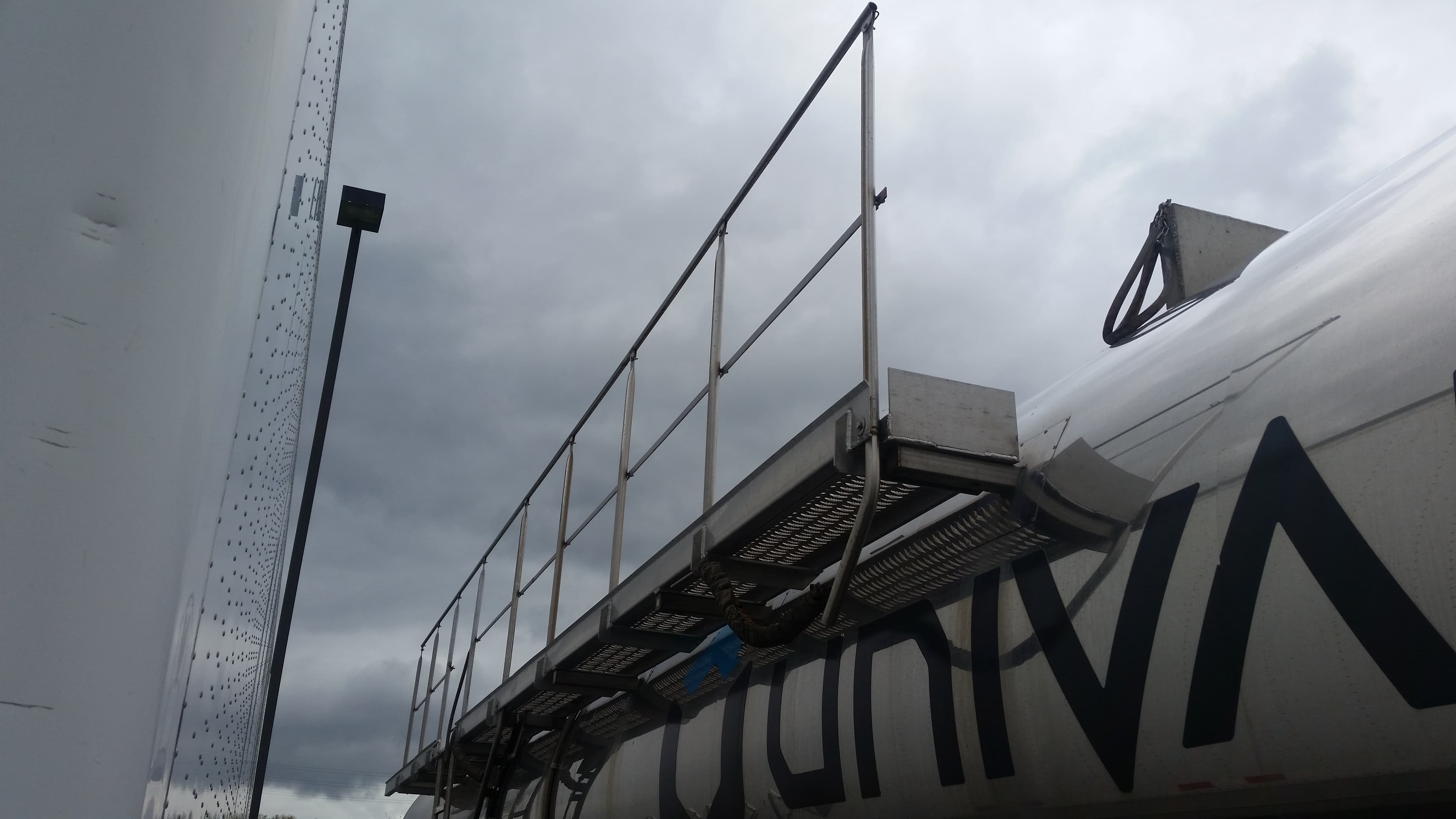 Spring Loaded Foldable Safety Railing Install